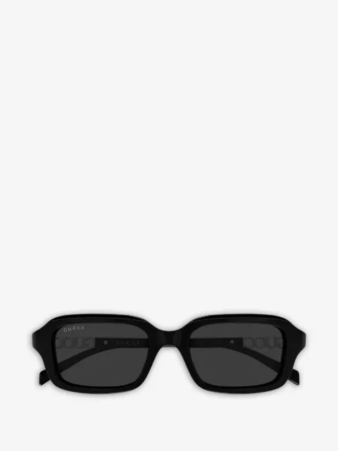 Gucci Eyewear logo-plaque rectangle-frame sunglasses