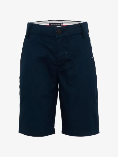 Tommy Hilfiger Junior 1985 Essential logo-patch chino shorts