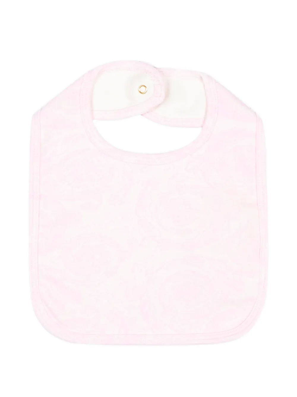 Versace Kids Barocco-print bib - Rosa