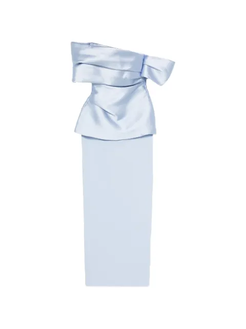 Solace London robe longue the Lucine en bleu clair