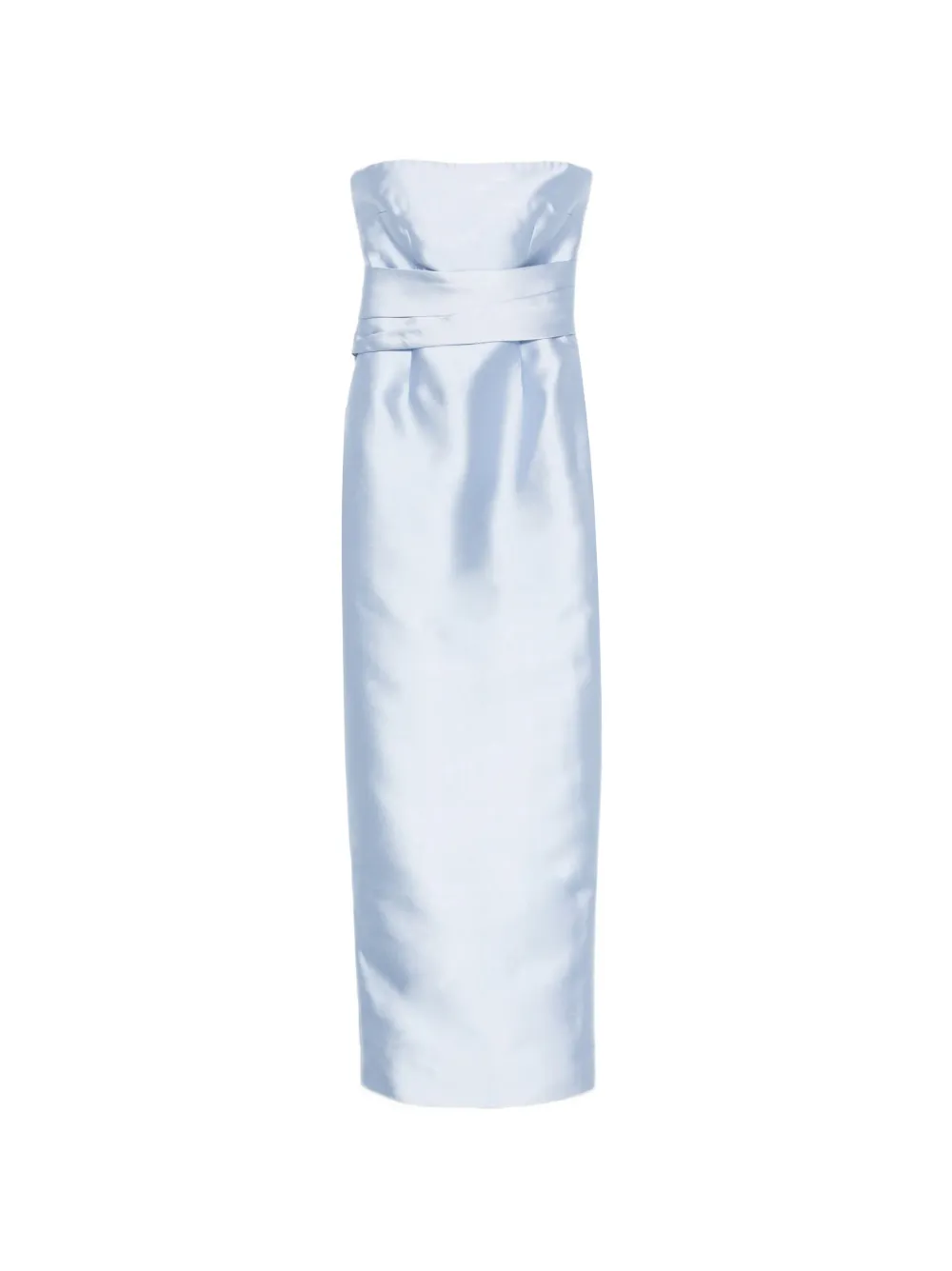 Solace London strapless maxi dress - Blue