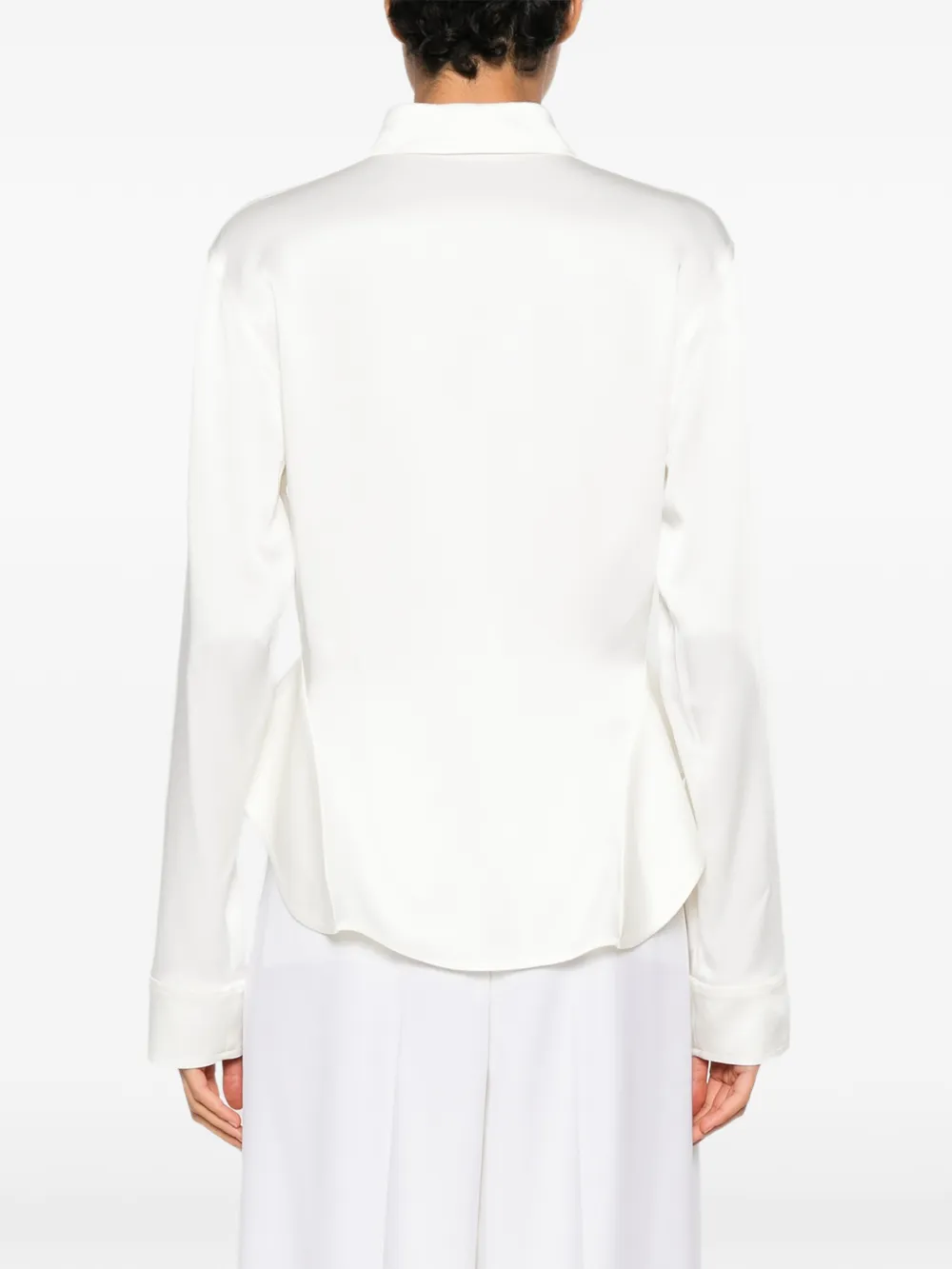 Stella McCartney blouse met peplum afwerking Wit
