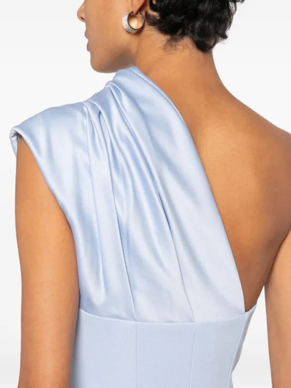 Solace London Gracie Maxi Dress | Blue | FARFETCH