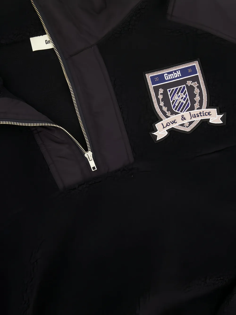 Gmbh Mathis Logo-patch Sweatshirt In Black