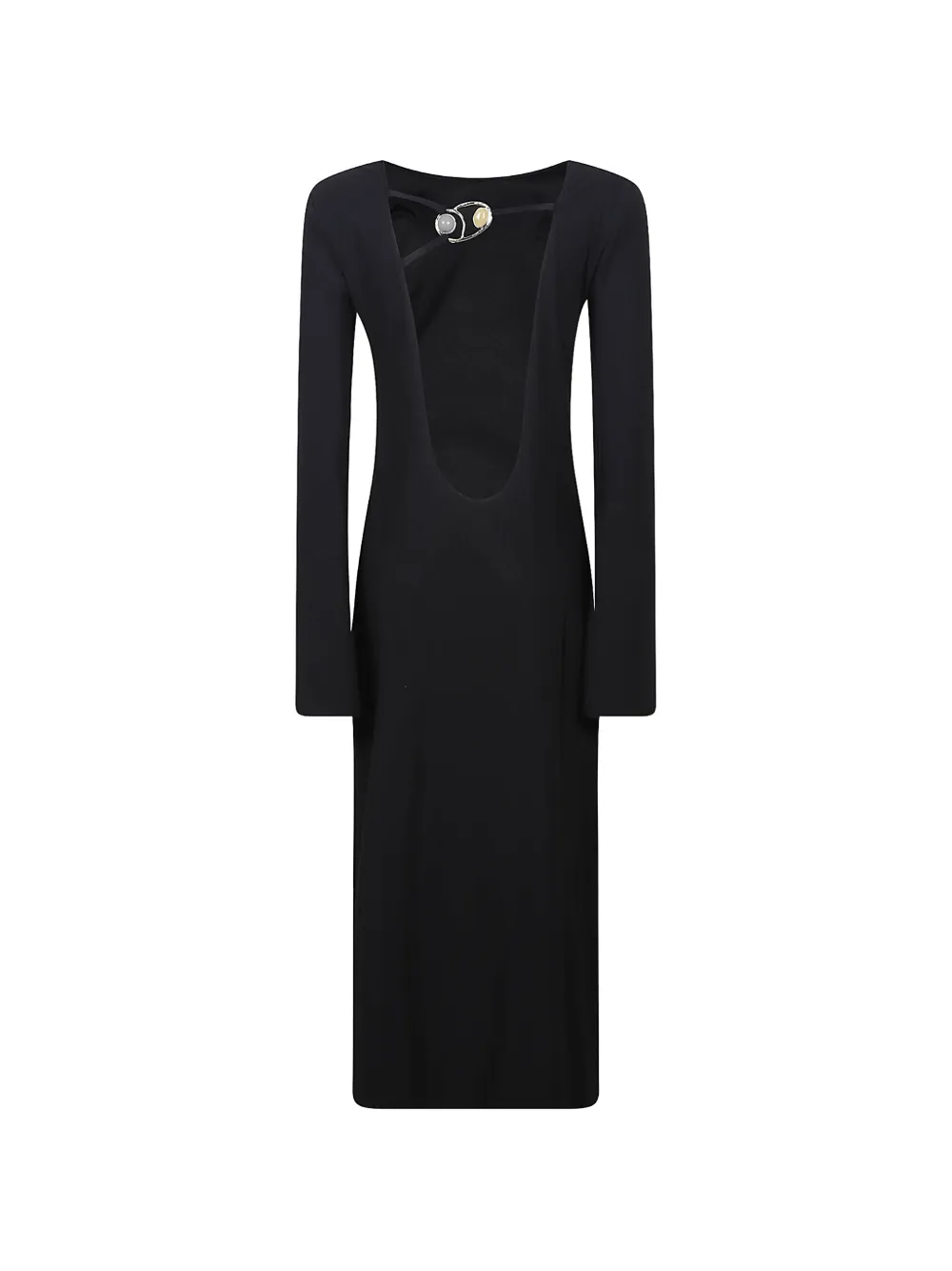 Hamoulet Larissa embellished open-back dress - Black