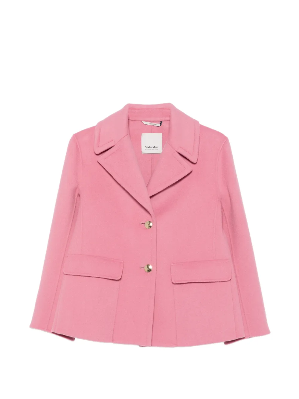 'S Max Mara button-fastening notched-lapel jacket - Rosa