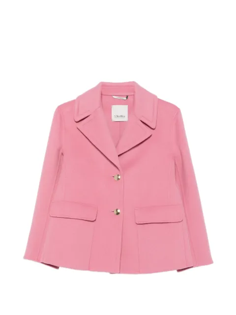 'S Max Mara button-fastening notched-lapel jacket
