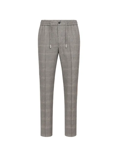 Billionaire Prince of Wales check track pants