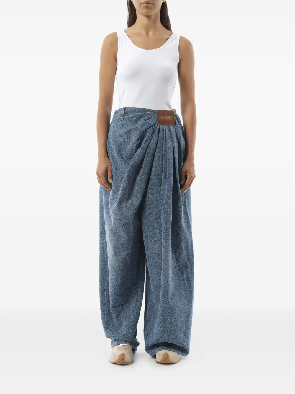  Loewe Jeans Drappeggiati - Blu 