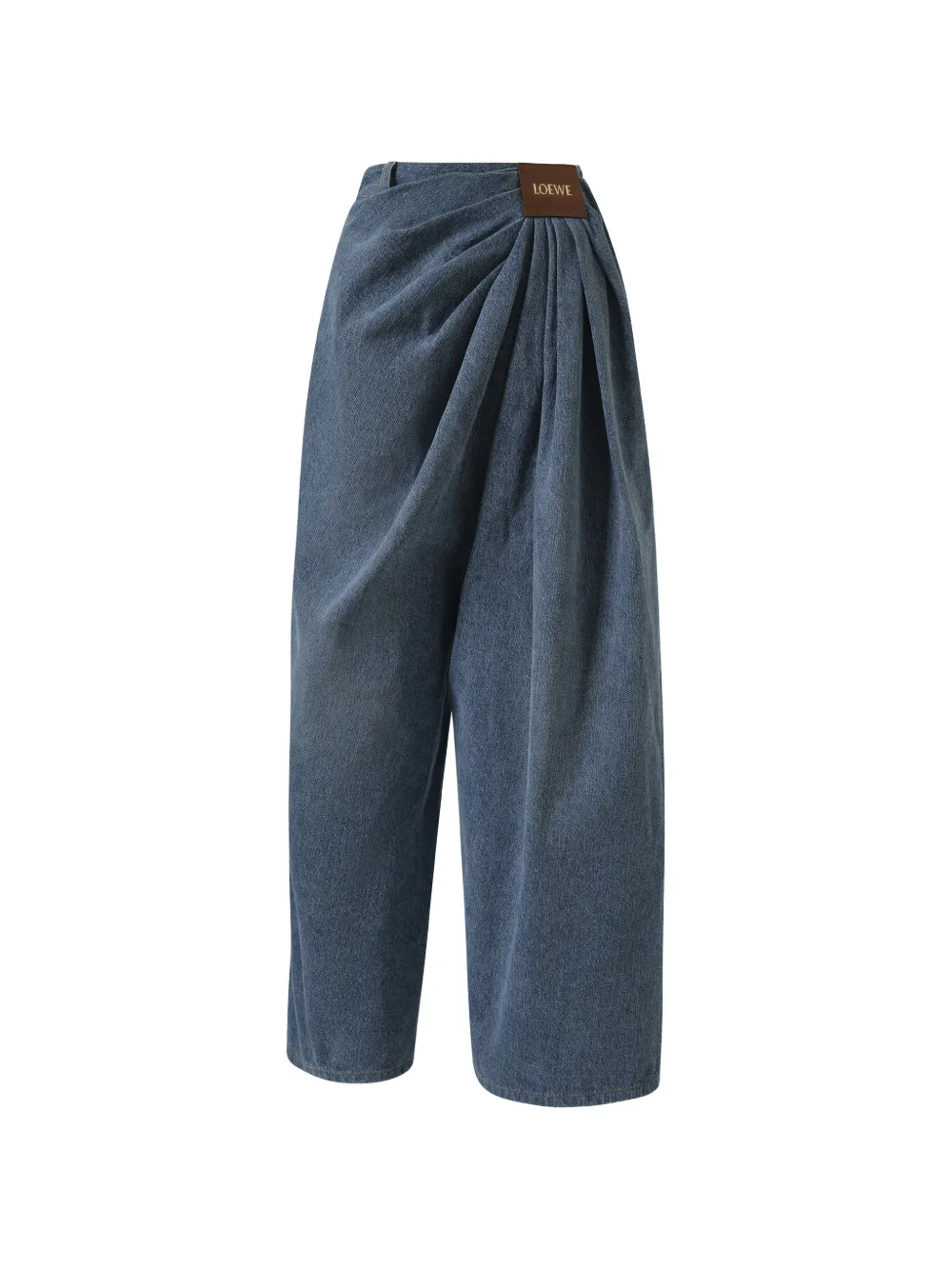 LOEWE draped jeans - Blu