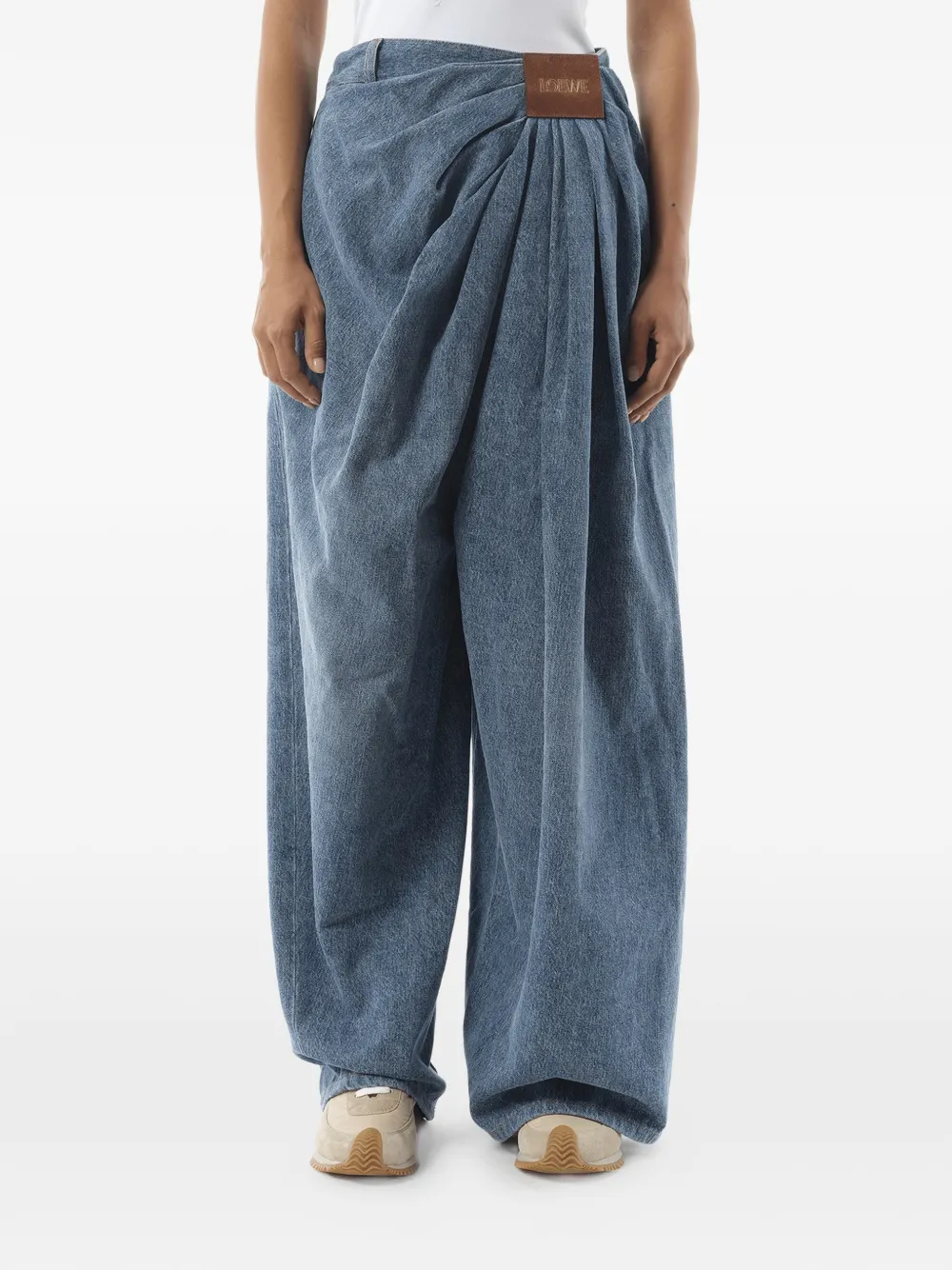  Loewe Jeans Drappeggiati - Blu 