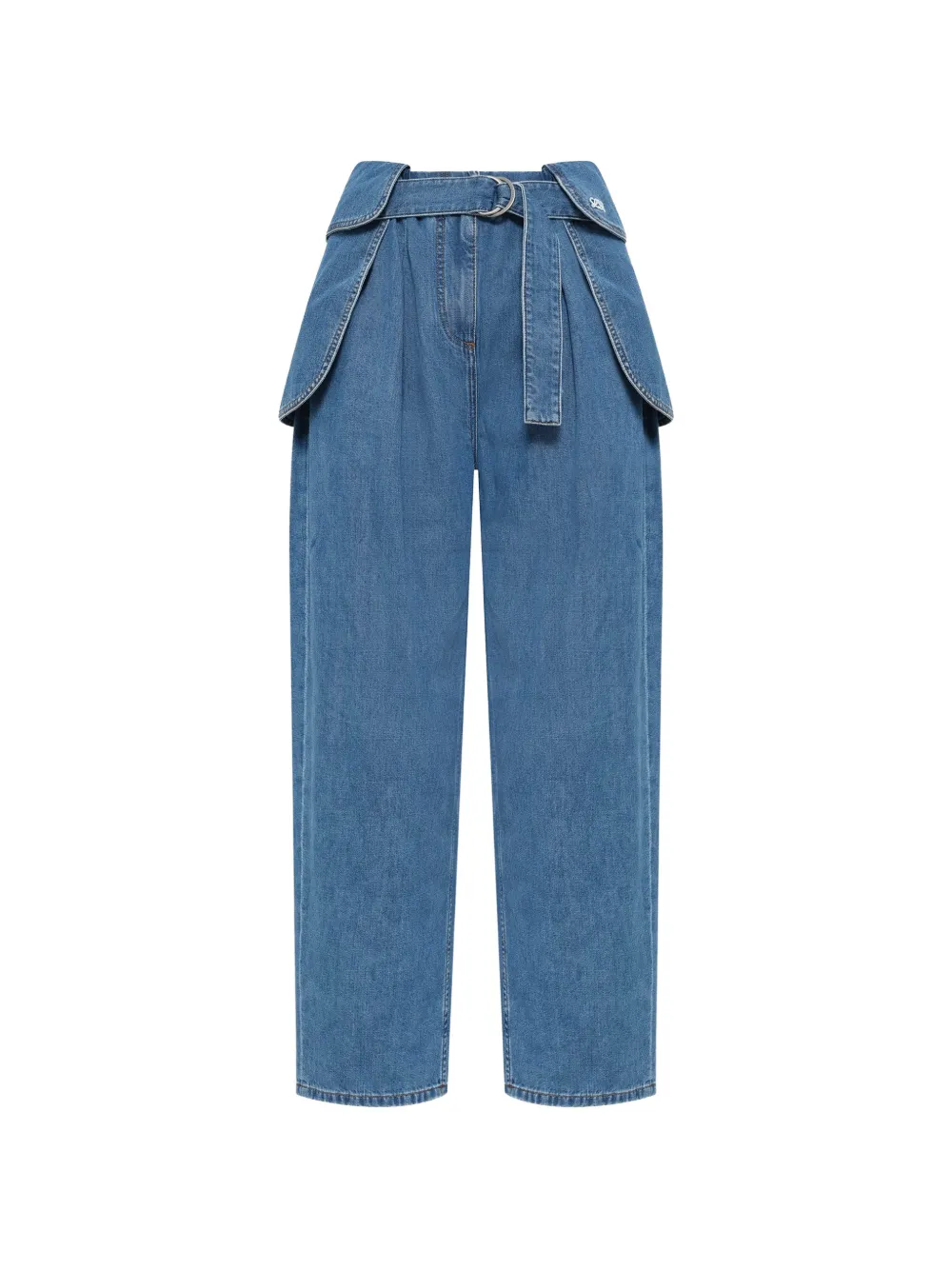 LOEWE belted cargo jeans - Blu