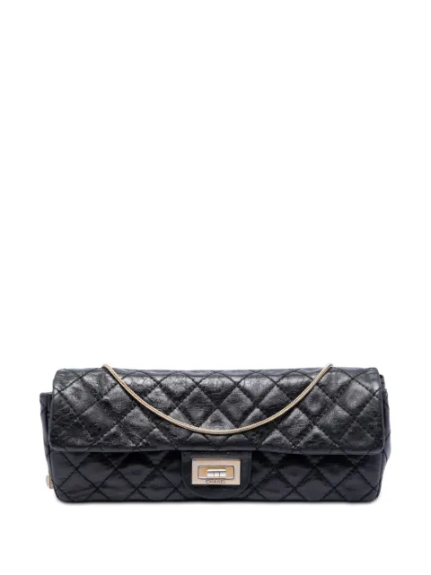 CHANEL Pre-Owned 2008-2009 Quilted Glazed Calfskin Reissue 2.55 East West Flap shoulder bag