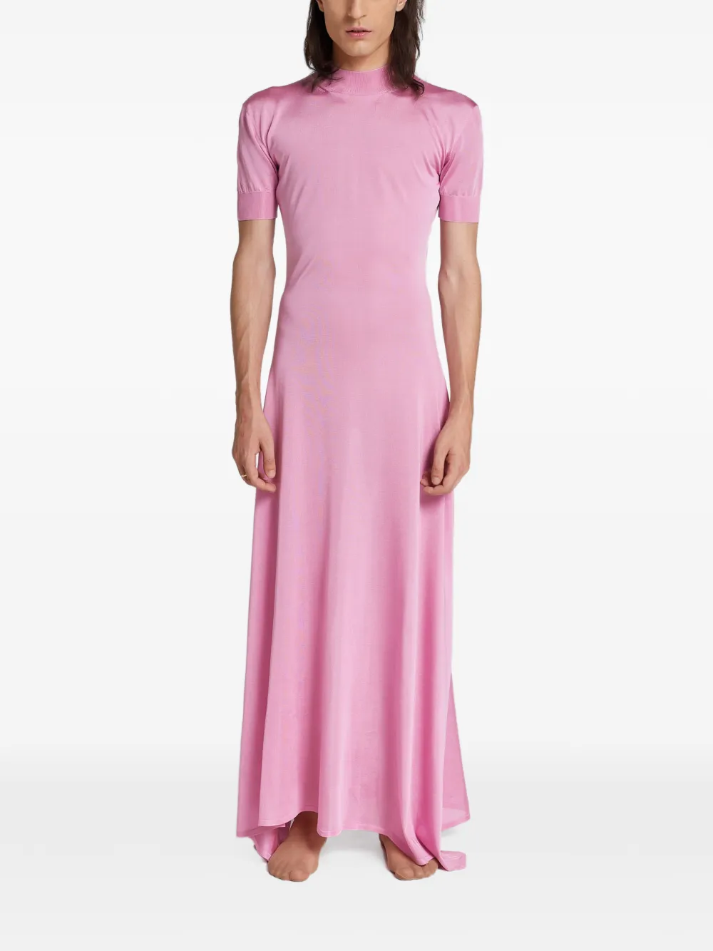 ROT The Hot Priest button-back dress - Rosa