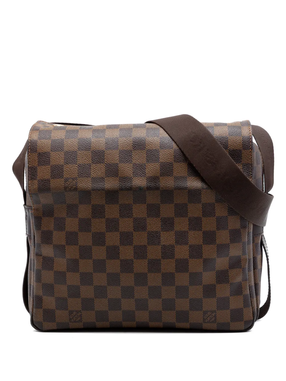 Louis Vuitton Pre-Owned 2010 Damier Ebene Naviglio crossbody bag - Marrone