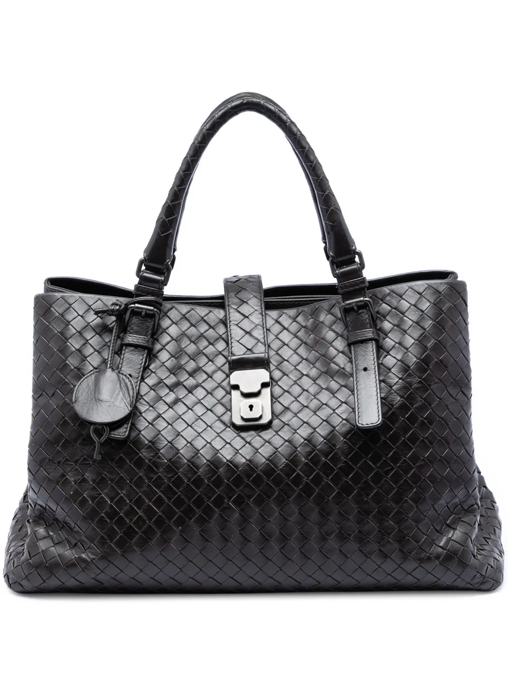 Bottega Veneta Pre-Owned 2012-2026 Medium Nappa Intrecciato Roma tote bag - Braun
