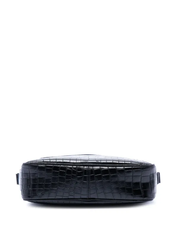 Saint Laurent Pre-Owned 2021 キャンプ クロコエンボス カメラ