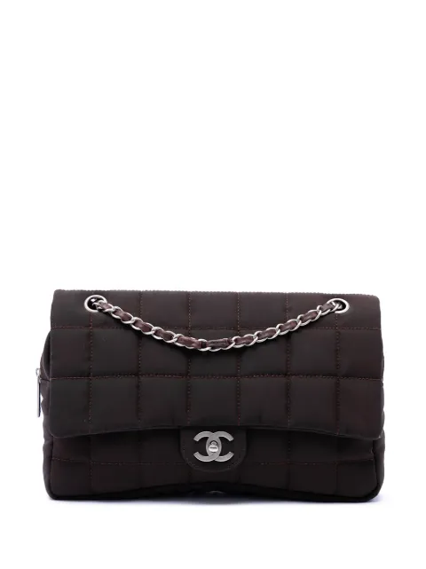 CHANEL Pre-Owned 2003-2004 Medium Nylon Chocolate Bar Camera Flap shoulder bag
