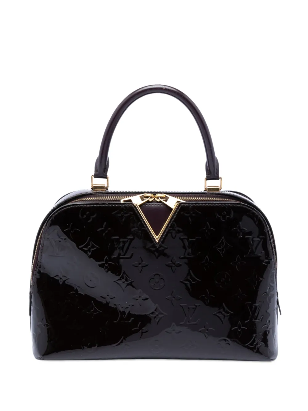 Louis Vuitton Pre-Owned 2017 Monogram Vernis Melrose satchel - Viola