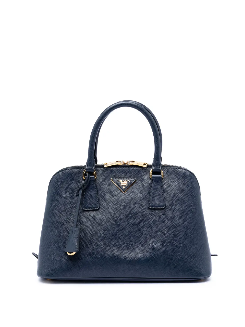 Prada Pre-Owned 2010-2026 Medium Saffiano Lux Promenade satchel - Blu