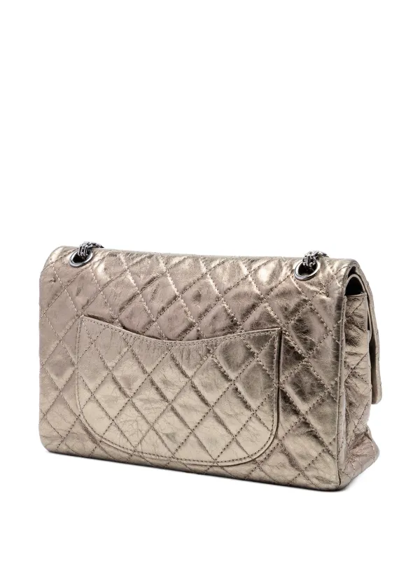 CHANEL Pre-Owned 2006-2008 マトラッセ メタリック リイシュー 2.55 