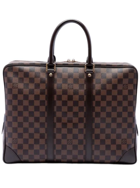 Louis Vuitton Pre-Owned bolsa Damier Ebene Porte Documents Voyage PM 2012