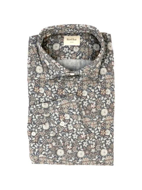 Koike Barcelona floral-print long-sleeve shirt