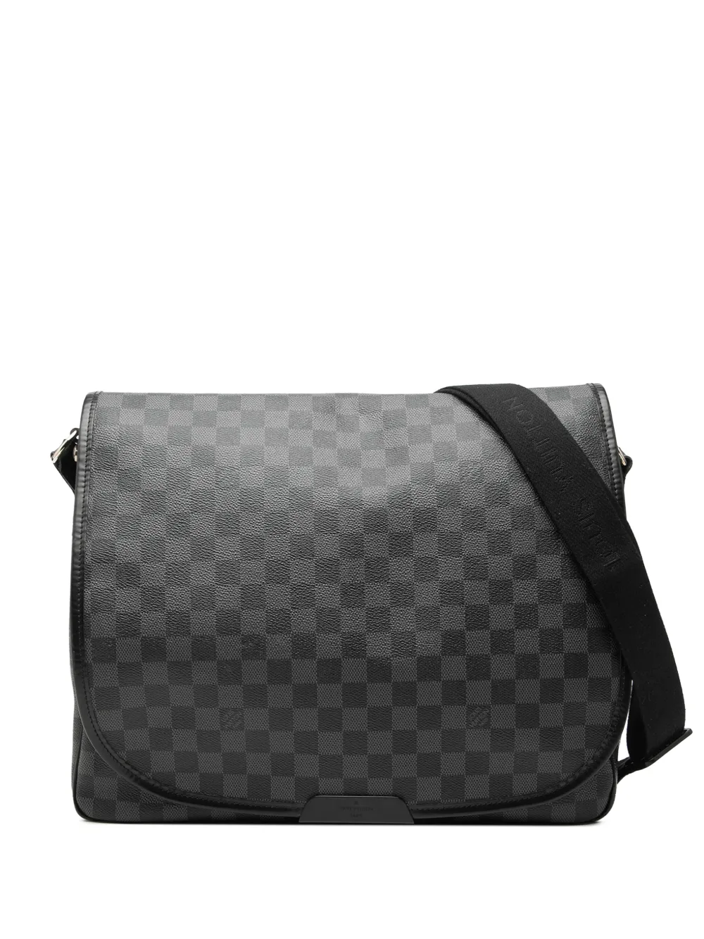 Louis Vuitton Pre-Owned 2008 Damier Graphite Daniel GM crossbody bag - Nero