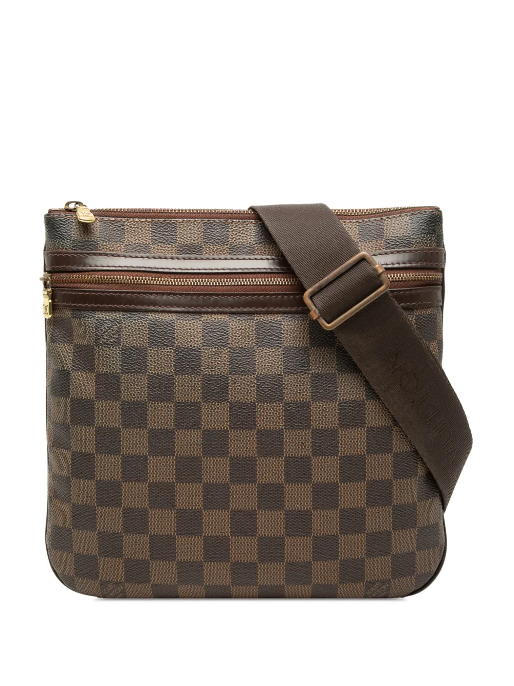 Louis Vuitton Pre-Owned 2008 Damier Ebene Bosphore Pochette crossbody bag - Marrone