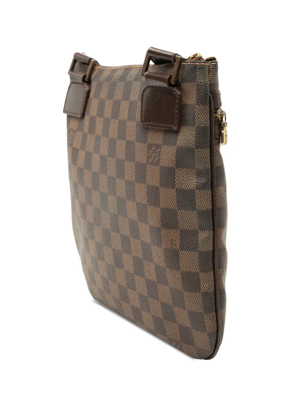  Louis Vuitton Pre-owned Bandolera Bosphore Pochette Con Lona Damier Azur Característica 2008 - Marrón 