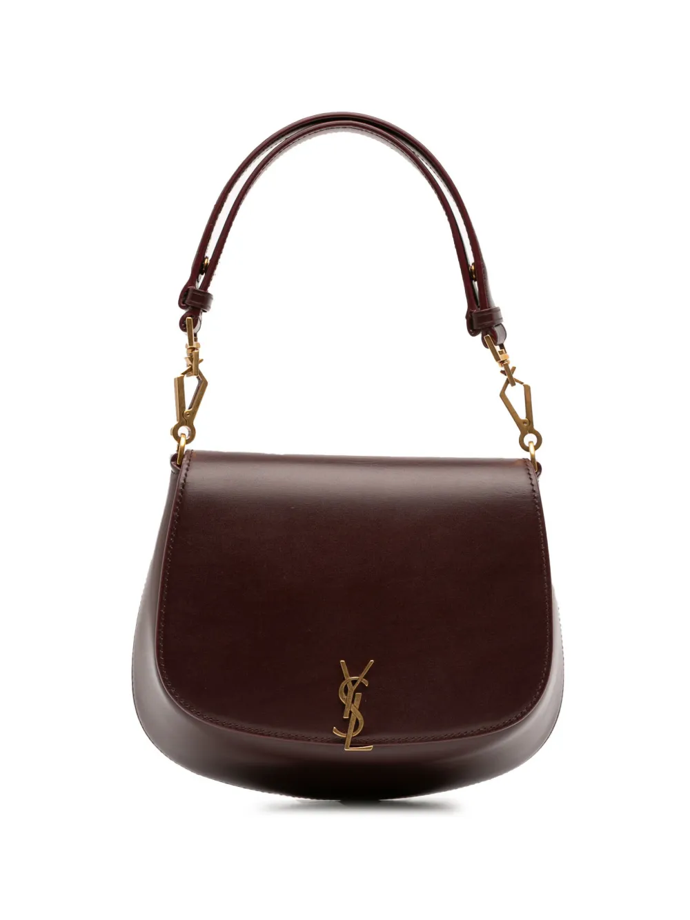 Saint Laurent Pre-Owned 2025 Mini Calfskin Voltaire Top Handle Bag in Box shoulder bag - Red