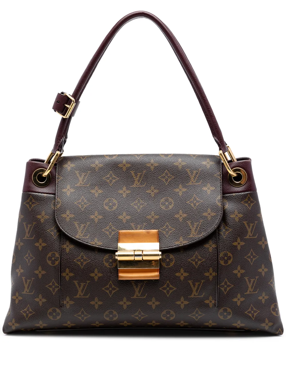 Louis Vuitton Pre-Owned 2012 Monogram Olympe MM shoulder bag - Marrone