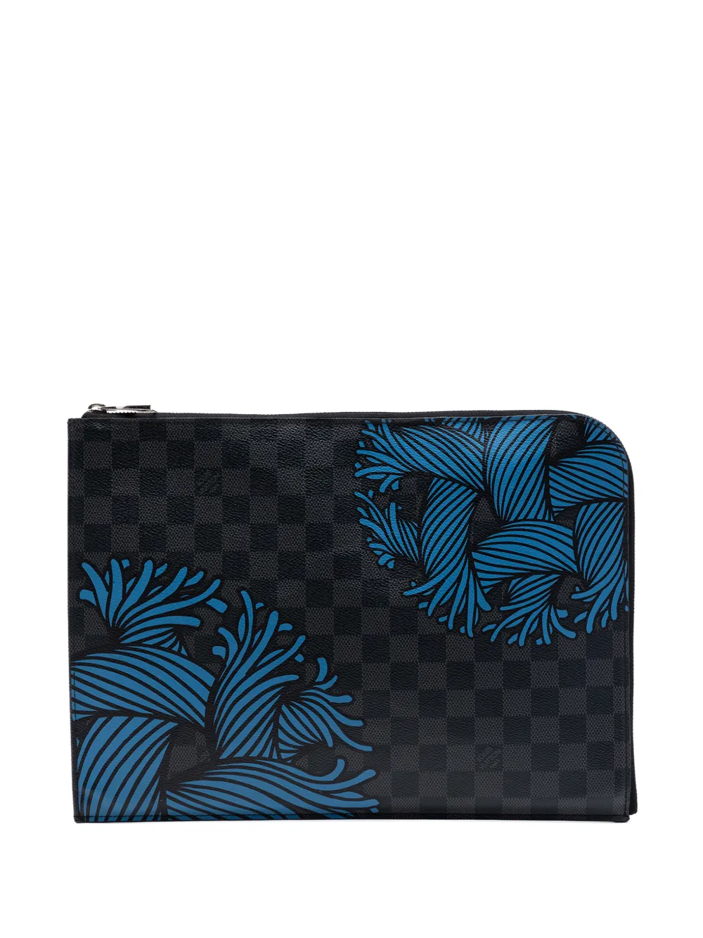 Louis Vuitton Pre-Owned 2016 Christopher Nemeth Damier Graphite Pochette Jour GM clutch bag - Black