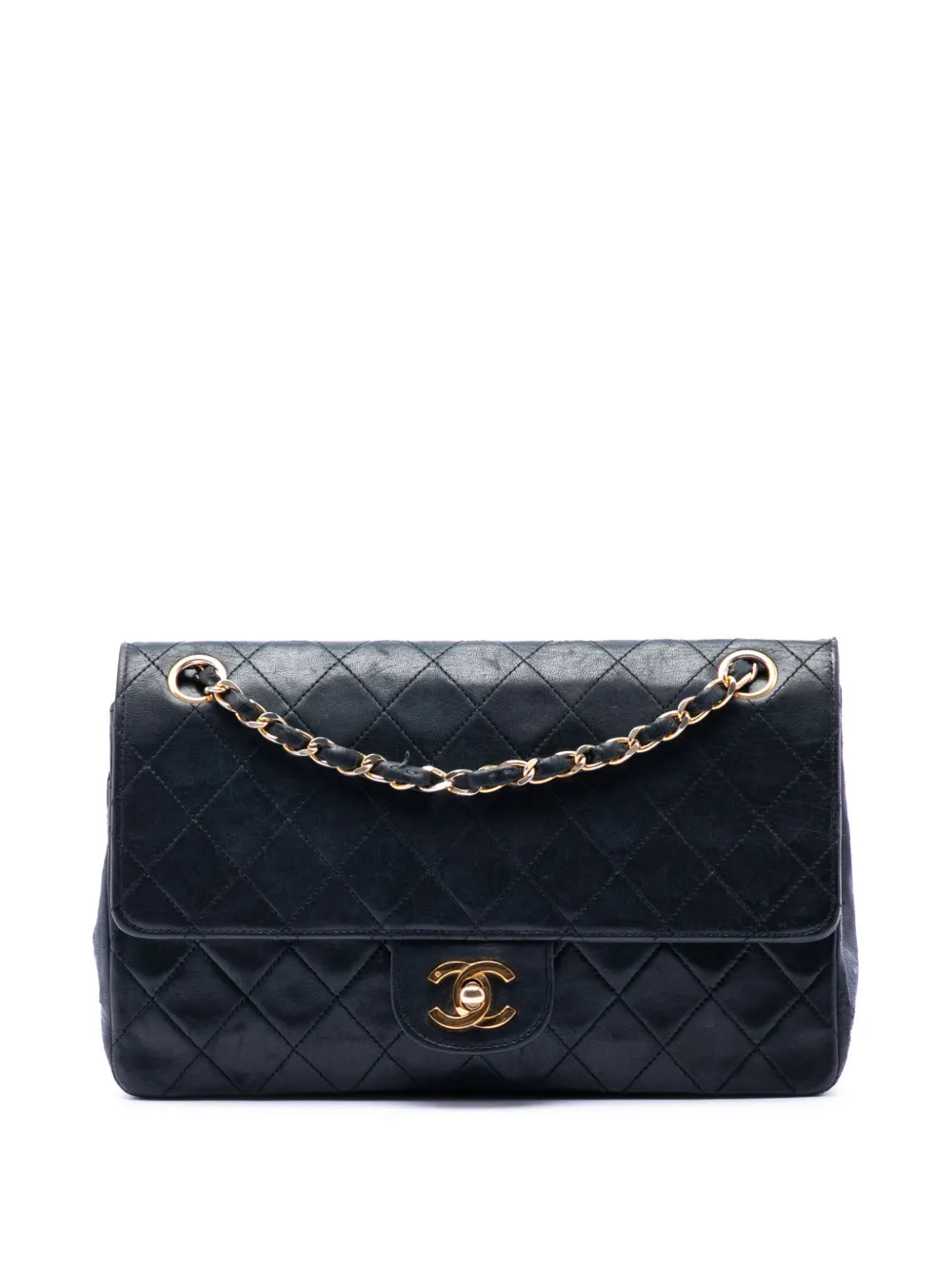 CHANEL Pre-Owned 1996-1997 Medium Classic Lambskin Double Flap shoulder bag - Schwarz