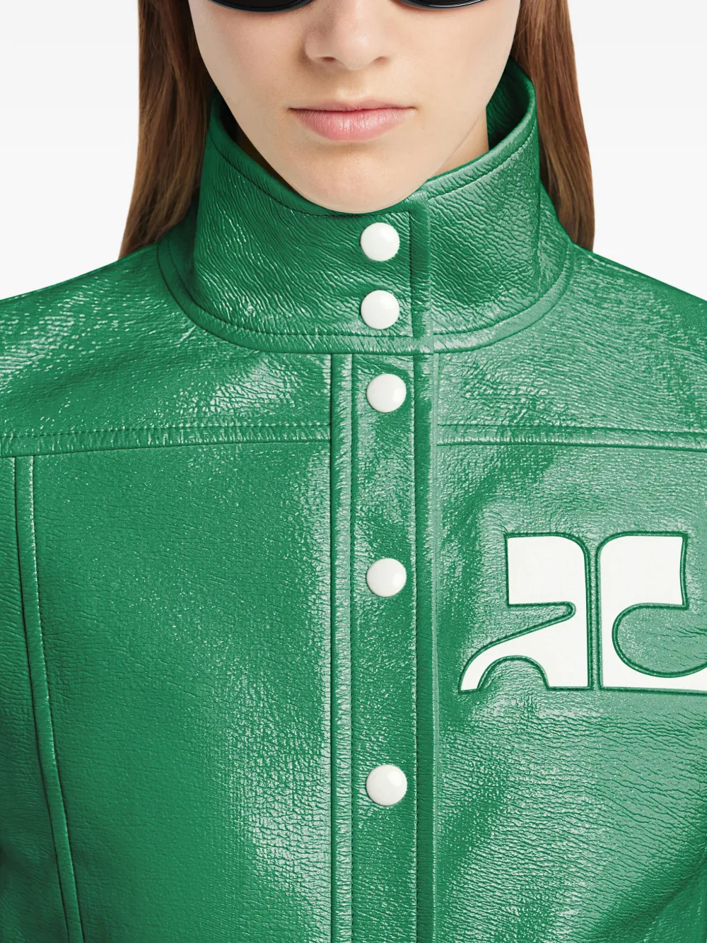 Courrèges Cropped jack Groen