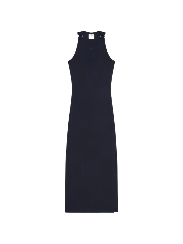 courreges blue dress Buckle 90's Rib Midi - - XS 13 Going on 30 Size:child-10 global-season-AW25 Midi dress Dry clean