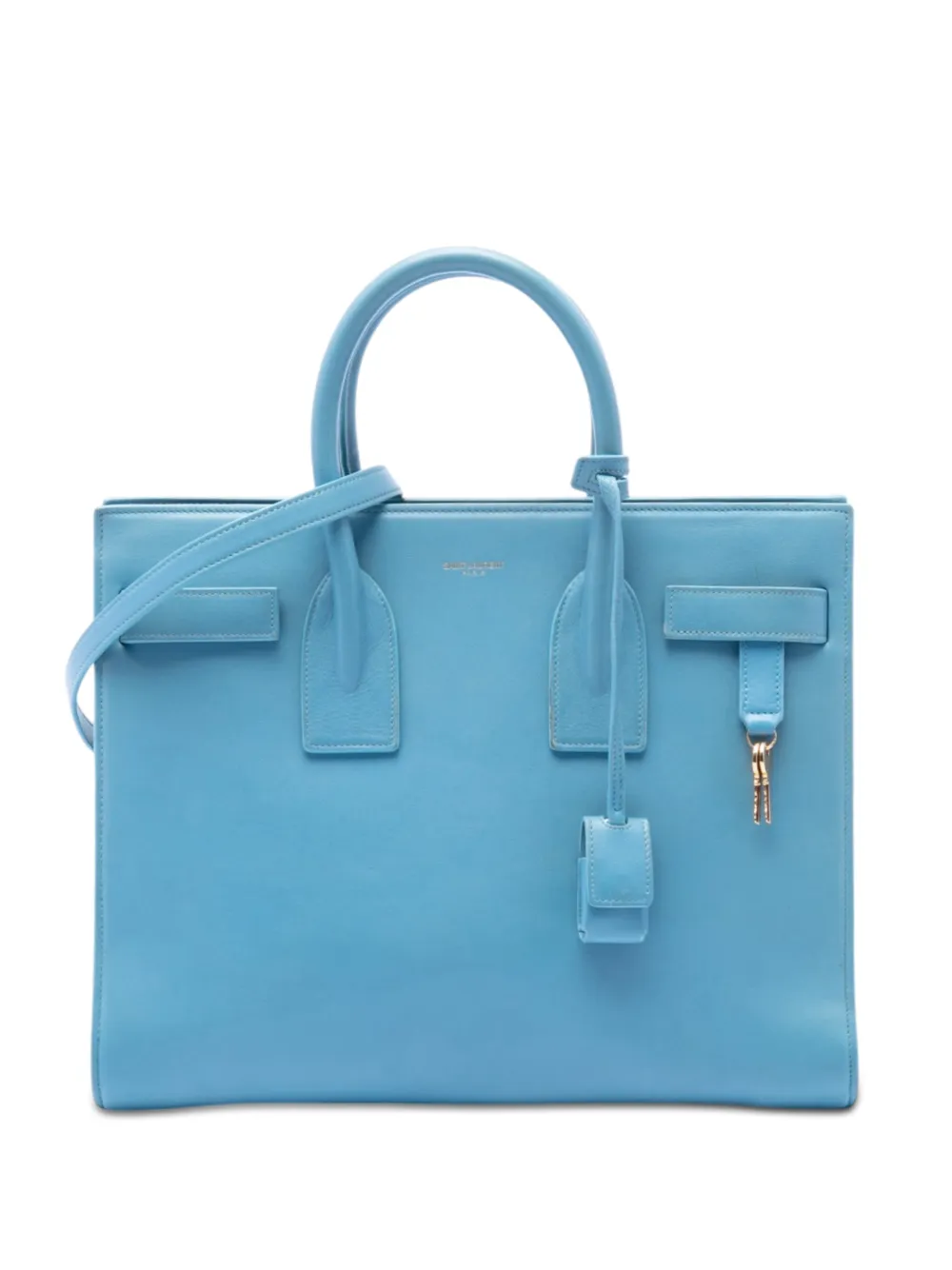 Saint Laurent Pre-Owned 2013-2026 Small Leather Sac De Jour satchel - Blue