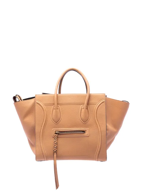 Celine Pre-Owned 2018 Medium Leather Phantom Luggage tote bag