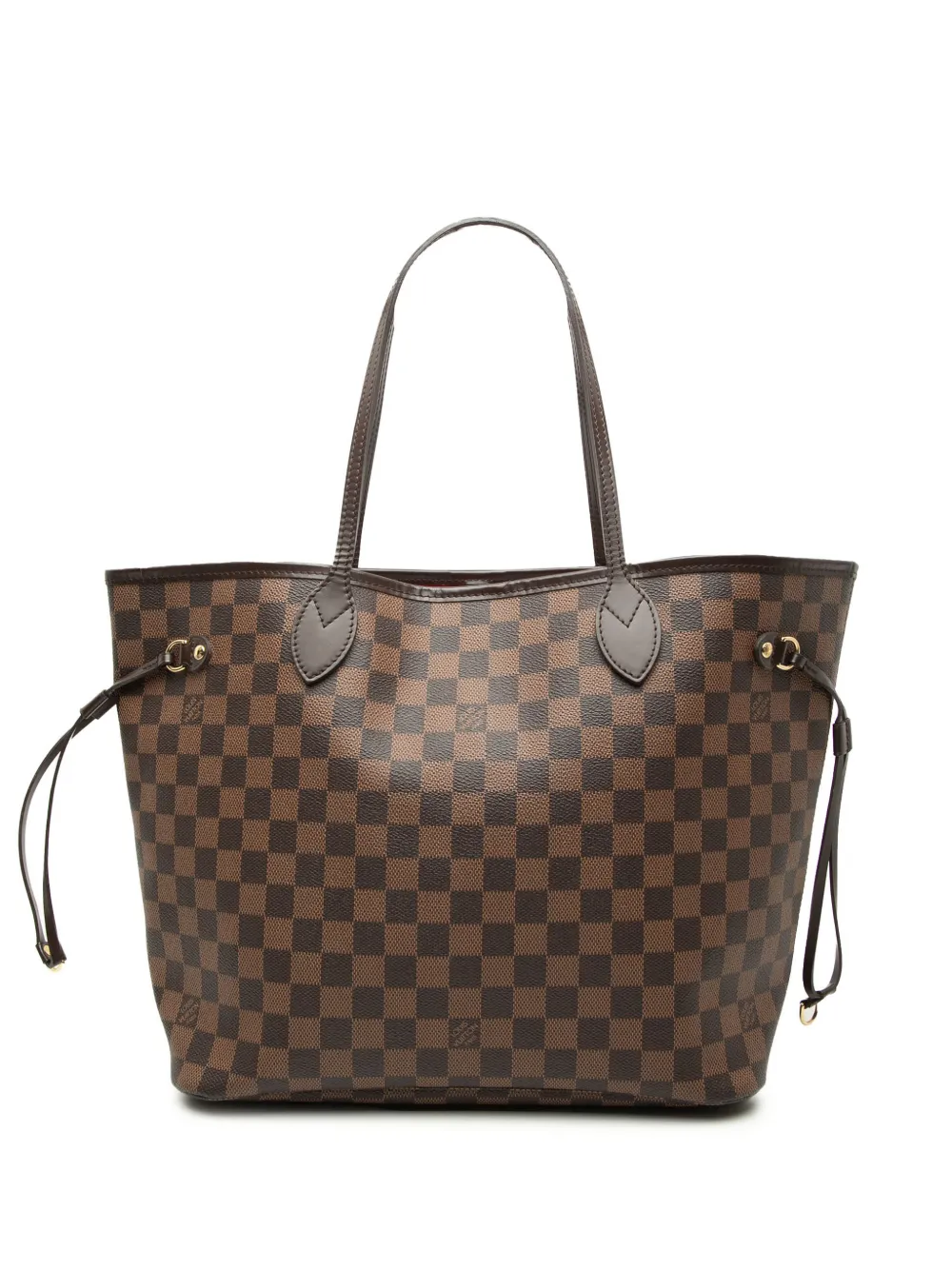 Louis Vuitton Pre-Owned 2012 Damier Ebene Neverfull MM tote bag - Marrone
