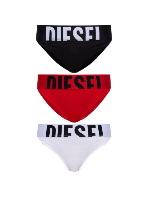 Diesel Lola-D-Pop logo-waistband briefs (set of three)