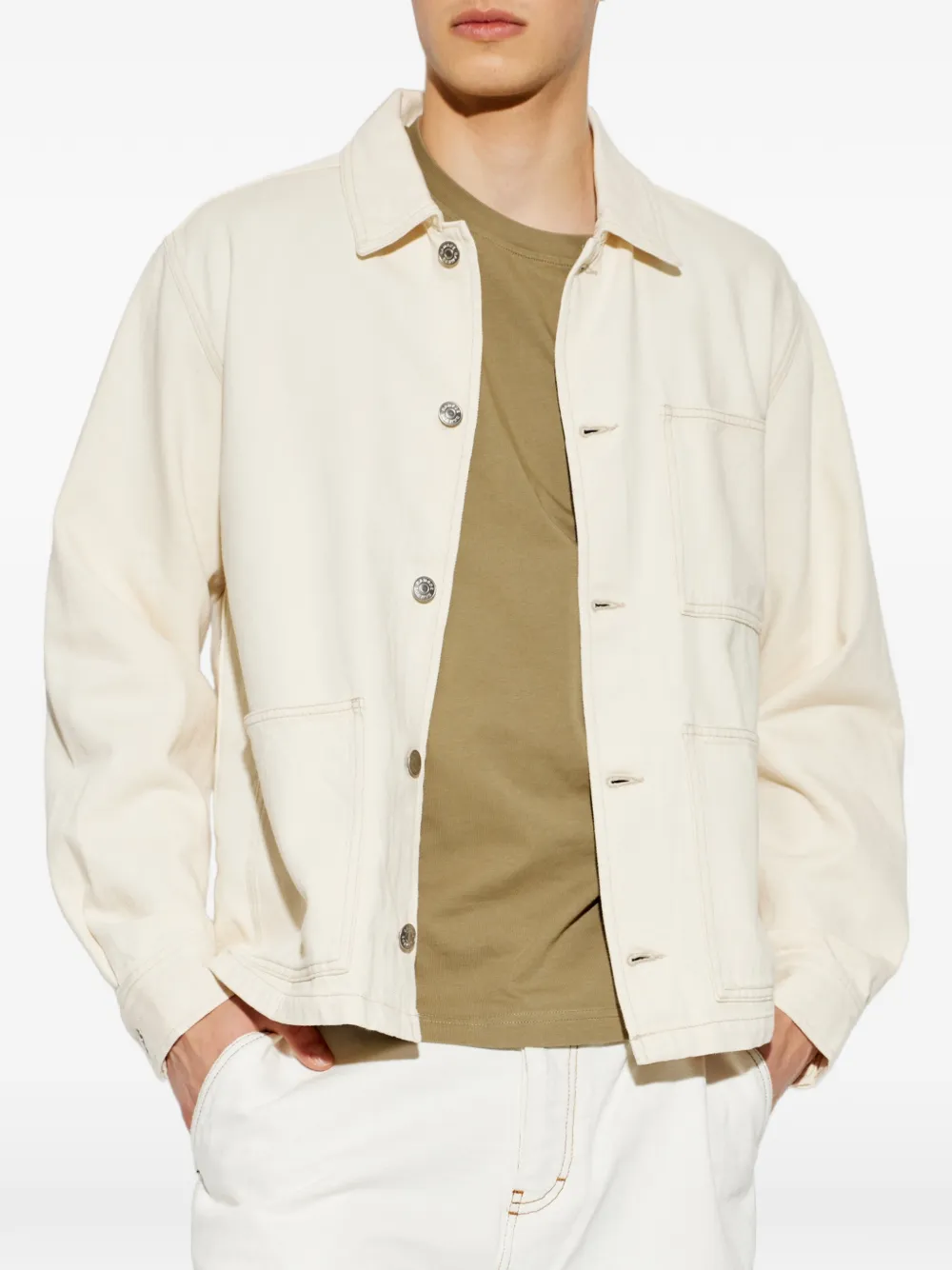  Samsoe Samsoe Giacca Denim Sachore - Toni Neutri 
