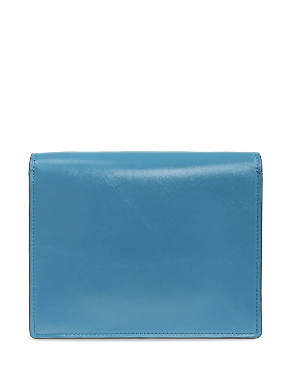 Versace Severine Leather Shoulder Bag In Blue