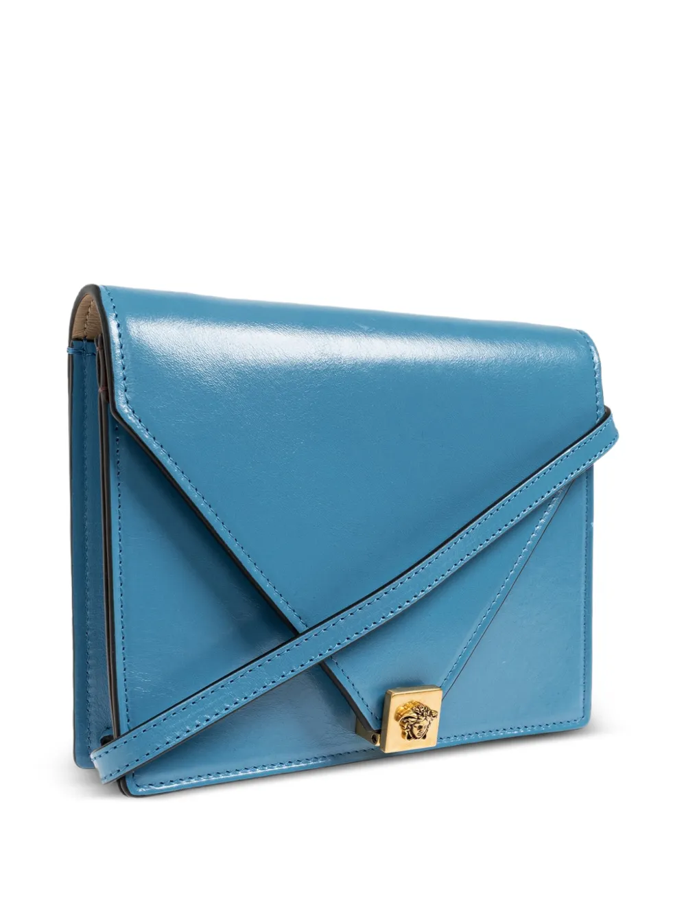 Versace Severine leren mini-tas Blauw