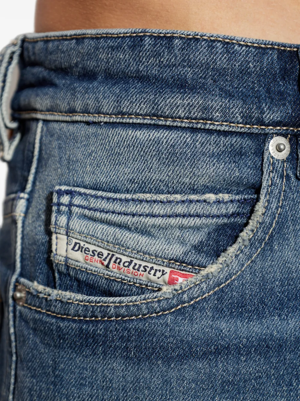 Diesel 1993 D-Vyl jeans met vervaagd effect Blauw