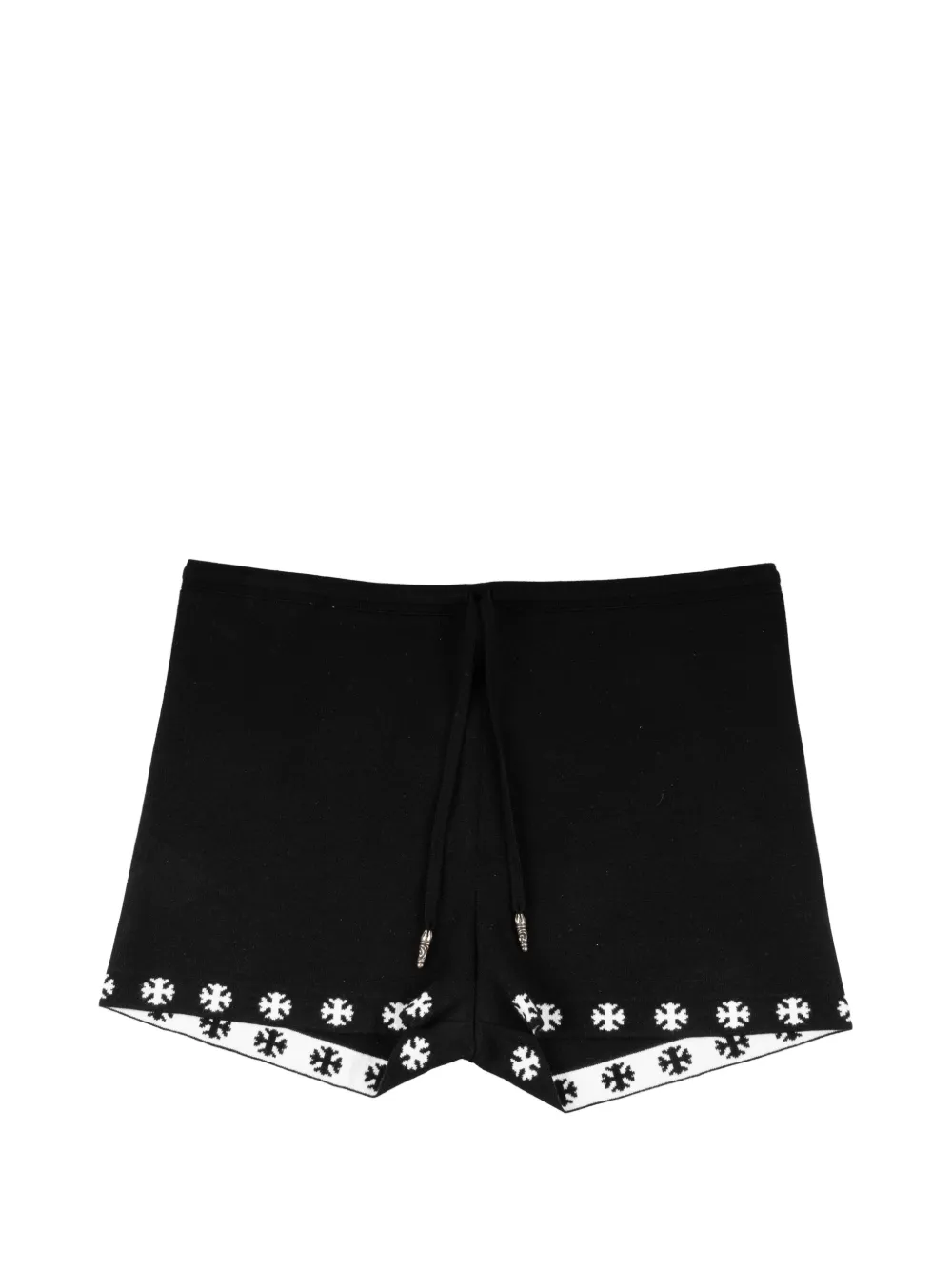 Chrome Hearts Shorts BoyShorts con coulisse - Nero