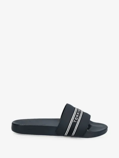 Tommy Hilfiger logo-tape webbing slides