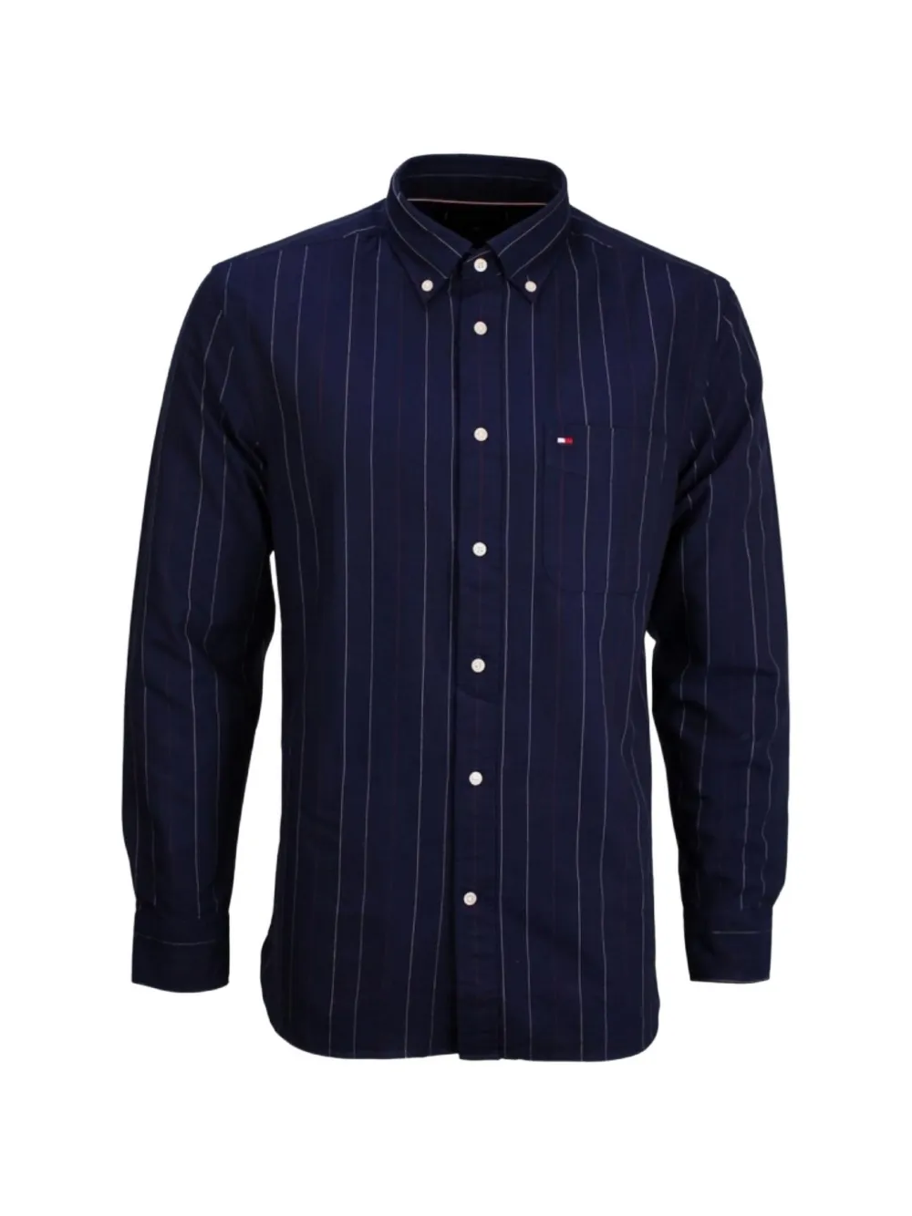 Tommy Hilfiger Heritage Oxford pinstripe shirt - Blau