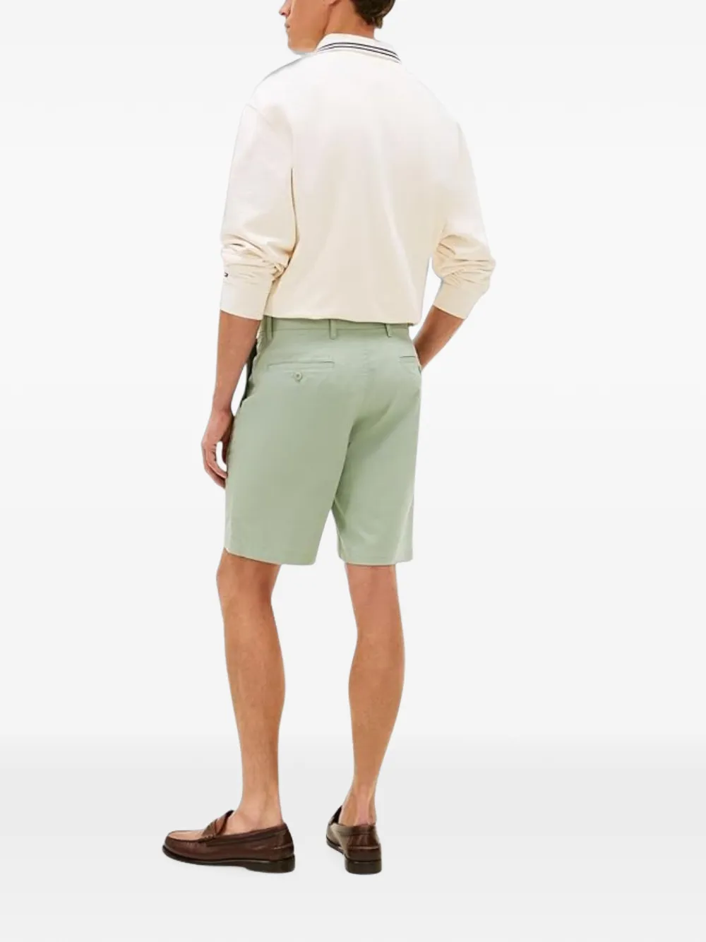 Tommy Hilfiger Denton twill shorts Groen