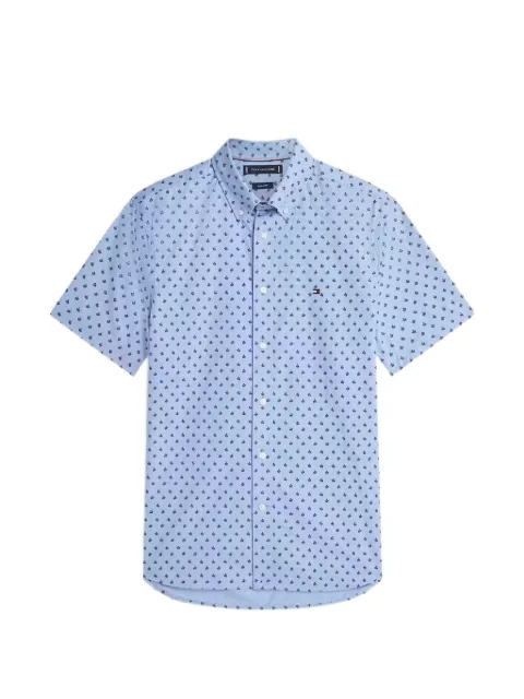 Tommy Hilfiger logo-embroidered shirt