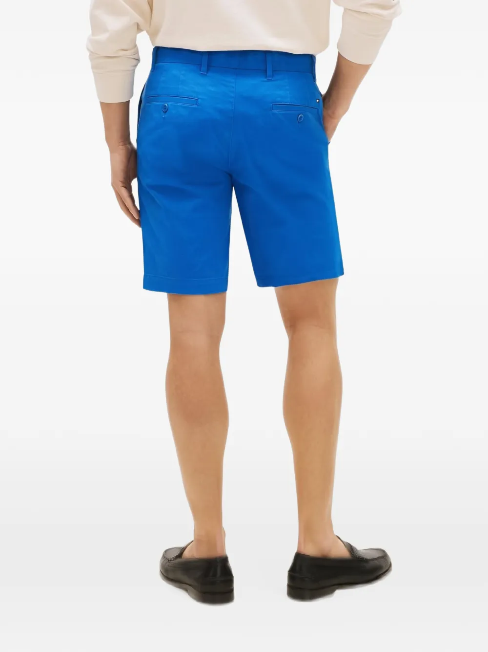 Tommy Hilfiger Denton cotton-twill shorts Blauw